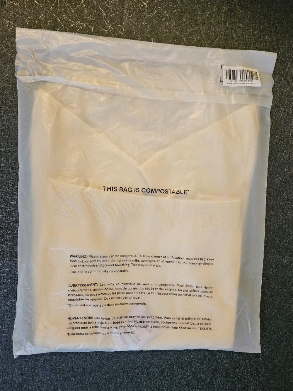 Mongolian Cashmere Tee in Pale Custard Yellow - Picture 5 of 7
